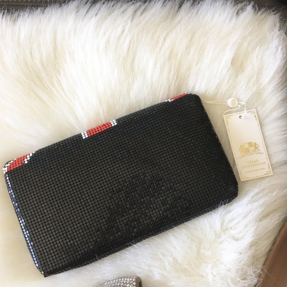 🇬🇧🆕 last1✪ Union Jack ✪ Metal Mesh Clutch Bag ✪ - Picture 6 of 8